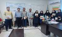 تجلیل و قدر دانی از کارشناسان بهداشت محیط شبکه بهداشت