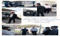 بازدید مدیر شبکه از تجهیزات و آمبولانس های واحد بین مراکز
