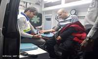  برپایی ایستگاه سلامت رایگان به مناسبت دهه مبارک فجر در شهرستان جاسک