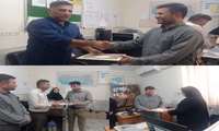 تقدیر از پرسنل ستادی شبکه بهداشت به مناسبت روز کارمند
