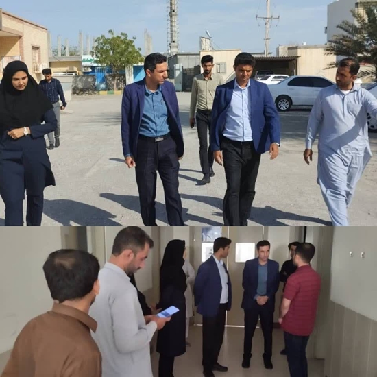 بازدید رئیس دانشکده علوم پزشکی و خدمات بهداشتی درمانی شرق از مراکز بهداشتی و درمانی شهرستان جاسک 