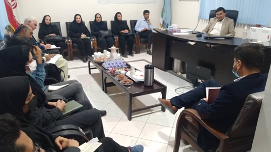 بازدید دکتر میرزاده معاونت بهداشتی دانشگاه از شبکه بهداشت و درمان شهرستان جاسک 