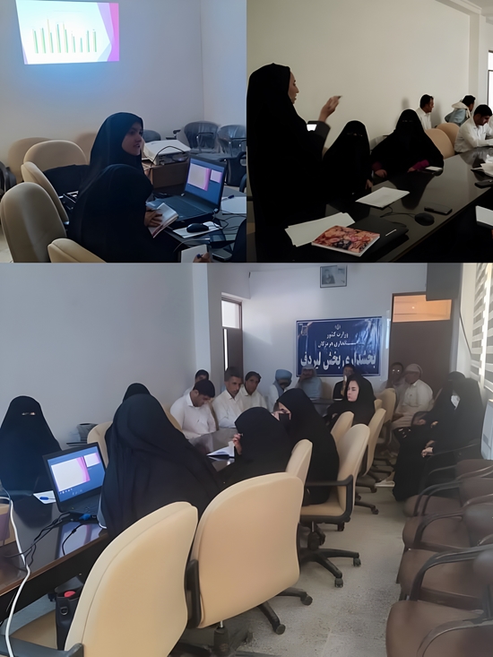 برگزاری جلسه آموزشی تخصصی برای مراقبان سلامت و بهورزان در مناطق گابریگ، پیوشک و لیردف 